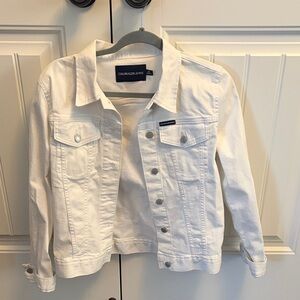 Calvin Klein Classic White Jean Jacket